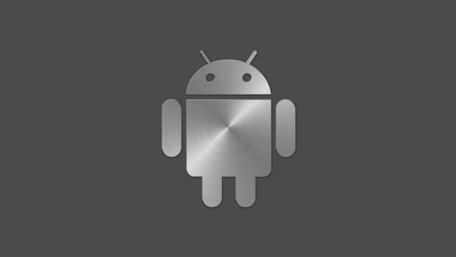 Android Metal Logo Wallpaper For Desktop