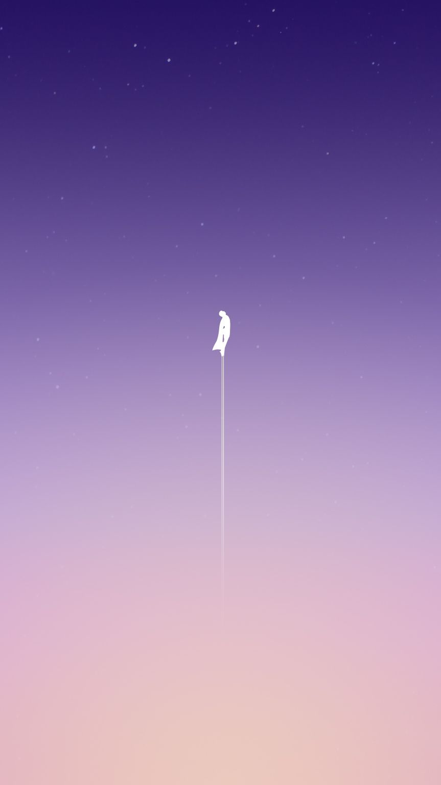 Superman Leaving The Earth iPhone Wallpaper