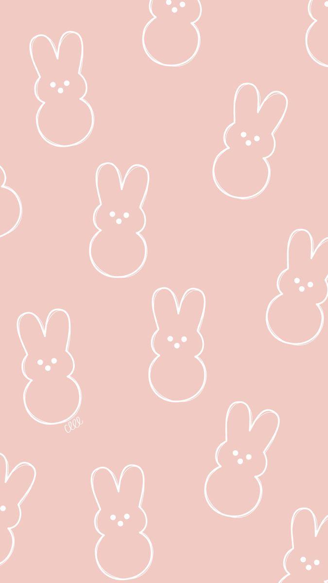 Easter April Wallpaper Bunny Preppy