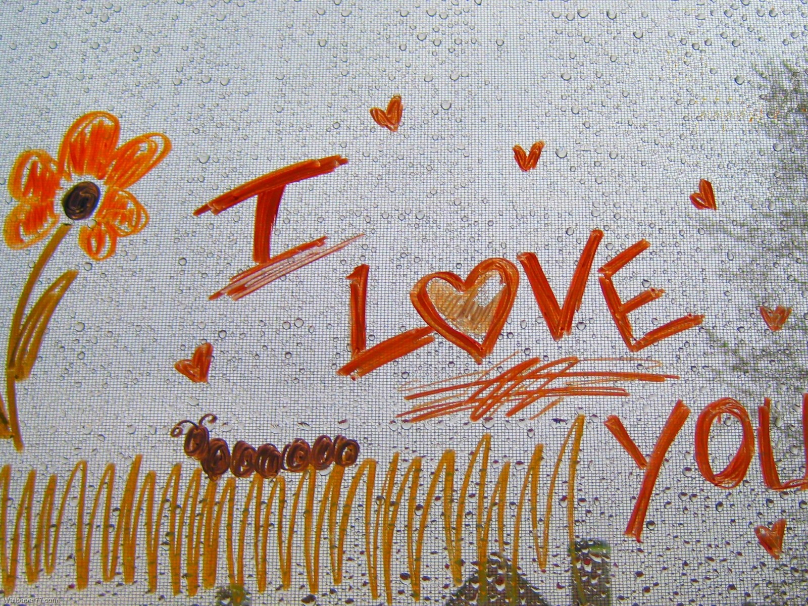 Love You Sketch Heart Feelings Wallpaper Auto