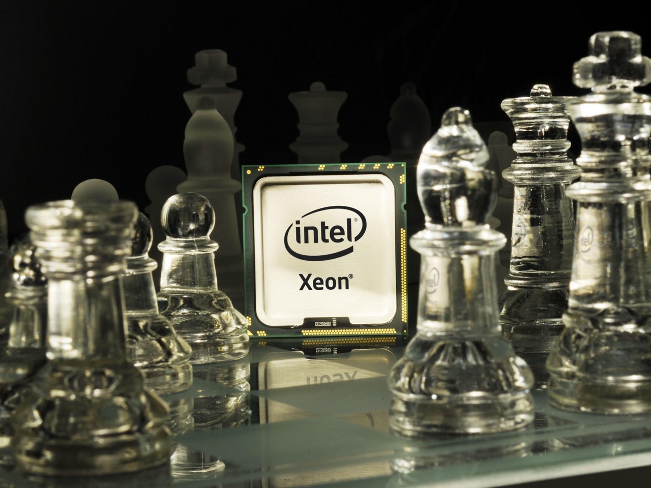 Wallpaper Intel Xeon Processor Chess Standard