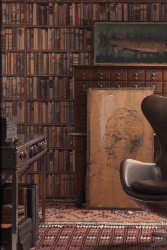 Navigator Collection Library Bookshelf Wallpaper Available Colours