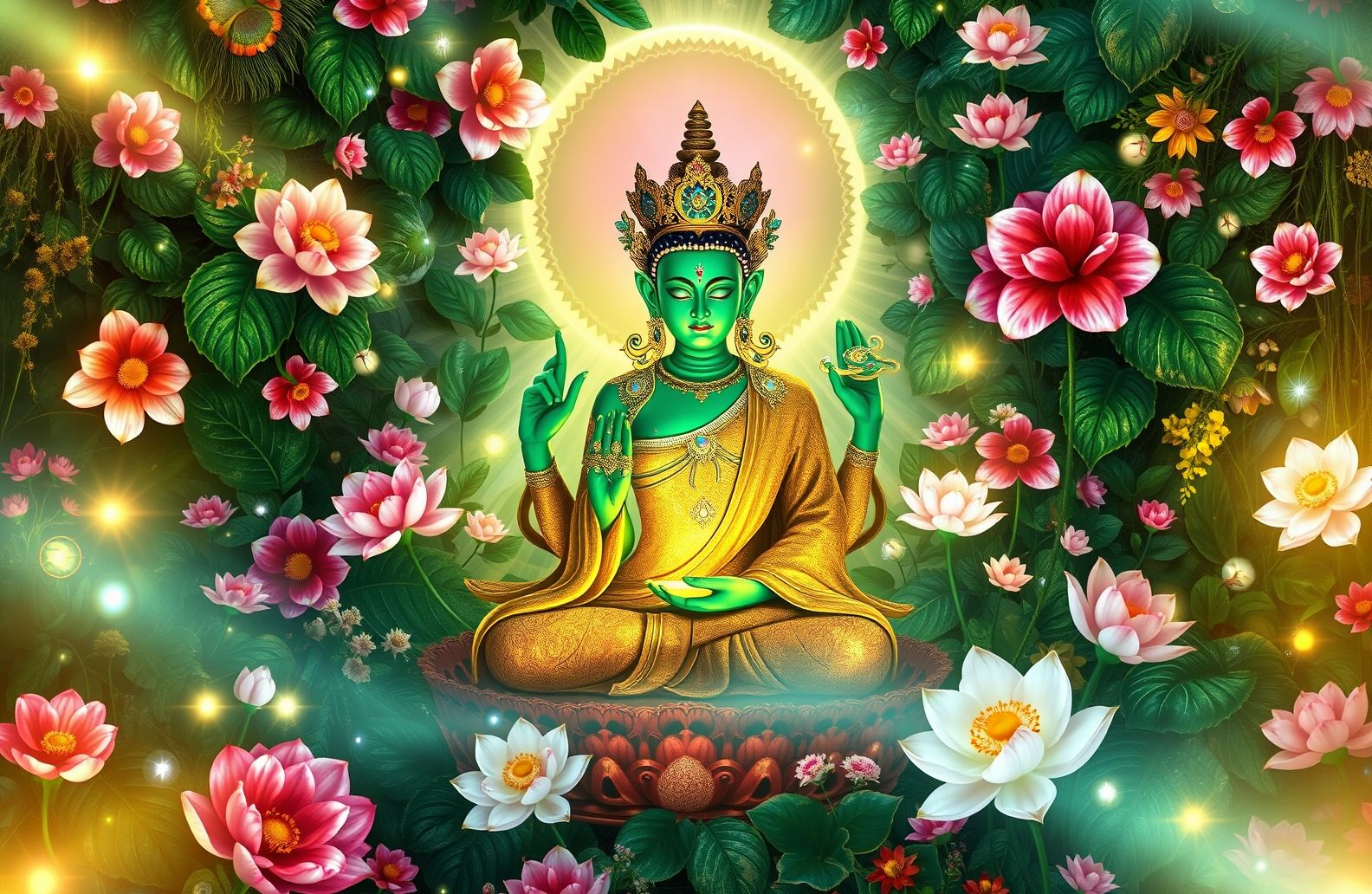 Green Tara Wallpaper