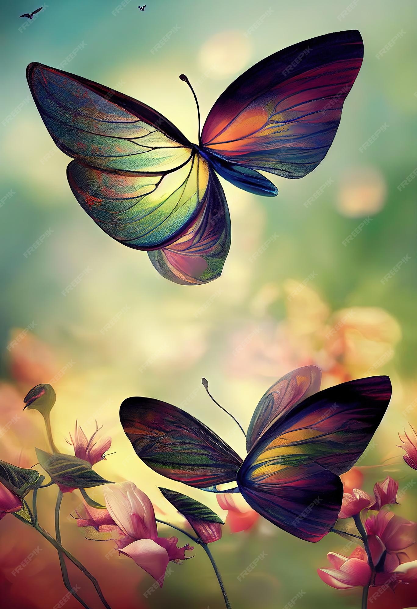 Colorful Butterfly Wallpaper