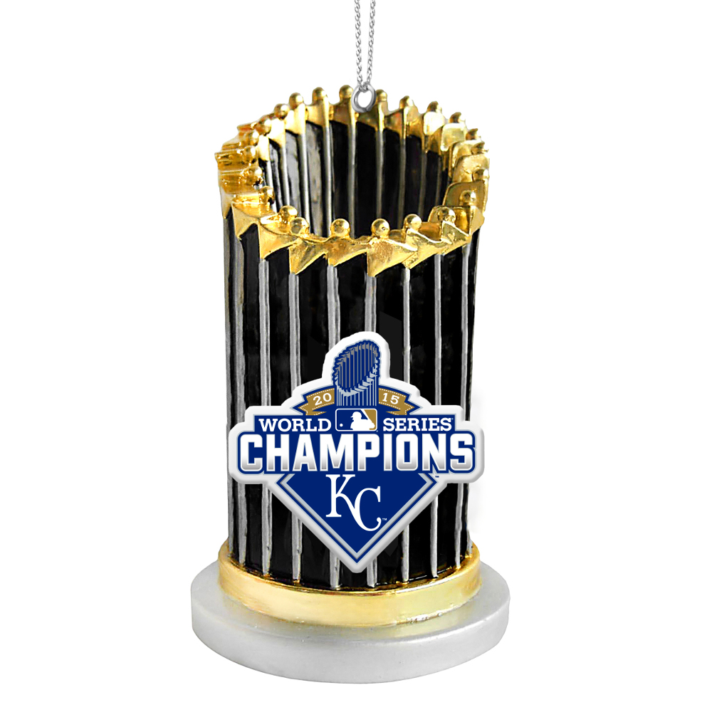 Kansas City Royals 2015 World Series Champions Trophy Ornament