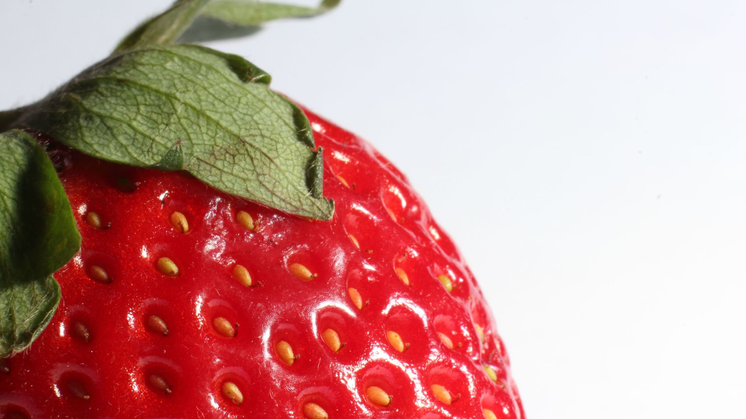 Itap Of A Strawberry HD Wallpaper