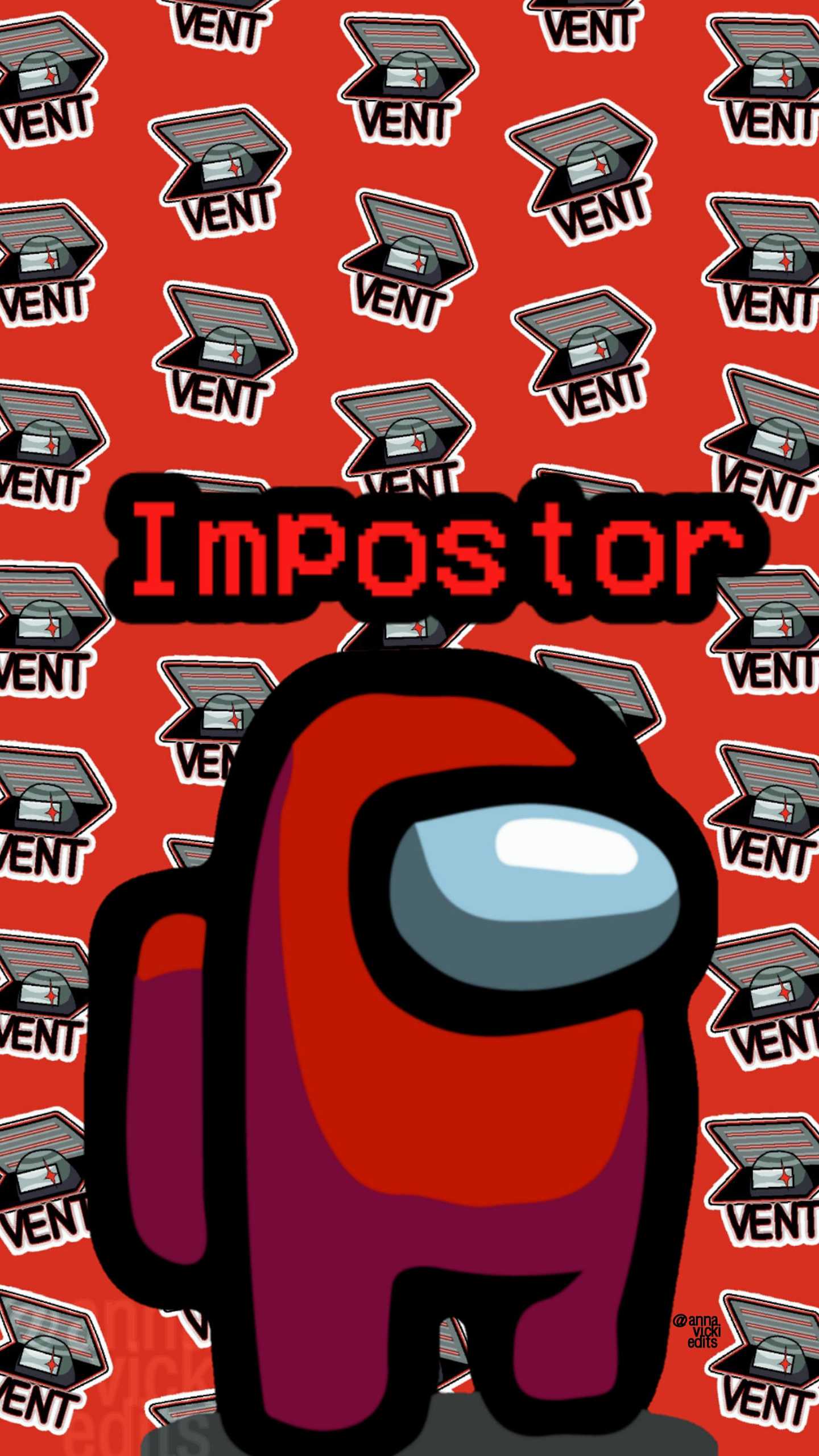 Among Us Impostor Wallpaper