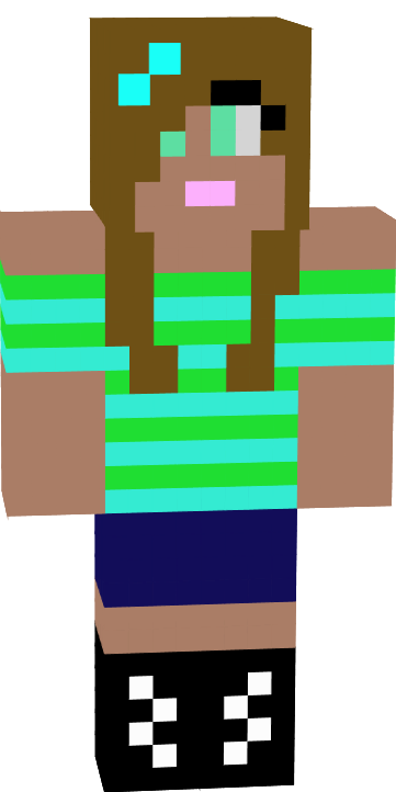 cool minecraft girl skins with animations
