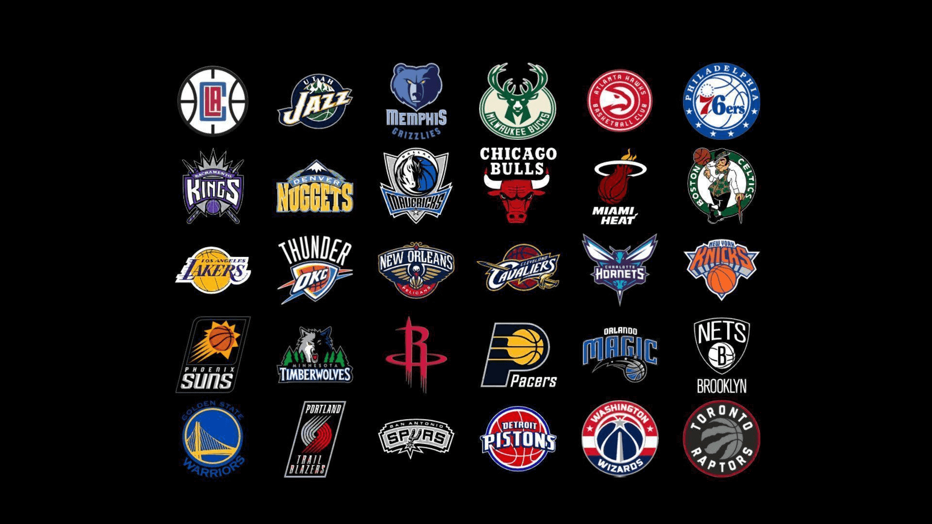 The Nba Team Logos Over Best Basketball Zenbusiness