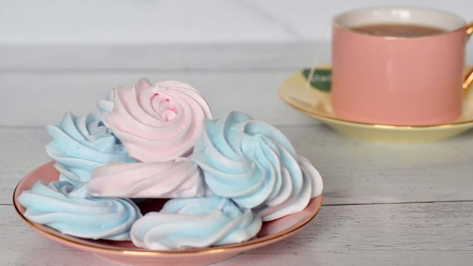 Delightful Meringue Treats Wallpaper