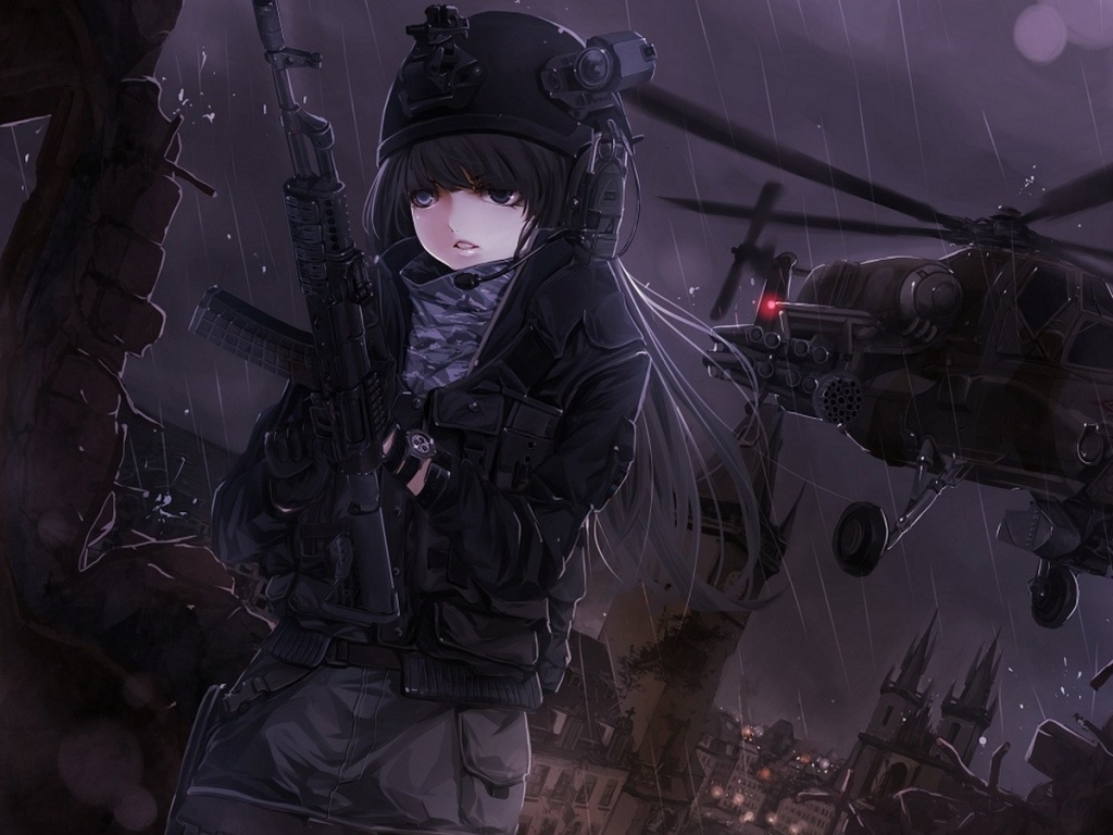 Cityscapes Dark Army Gloves Rain Military Helicopters Blu Wallpaper