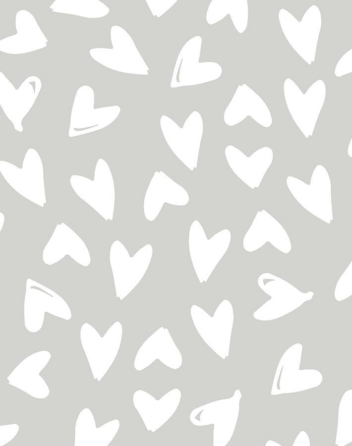 White Hearts Seamless Pattern on the Grey Background Illustration Design   Stock Image  Image of gray small 163937483