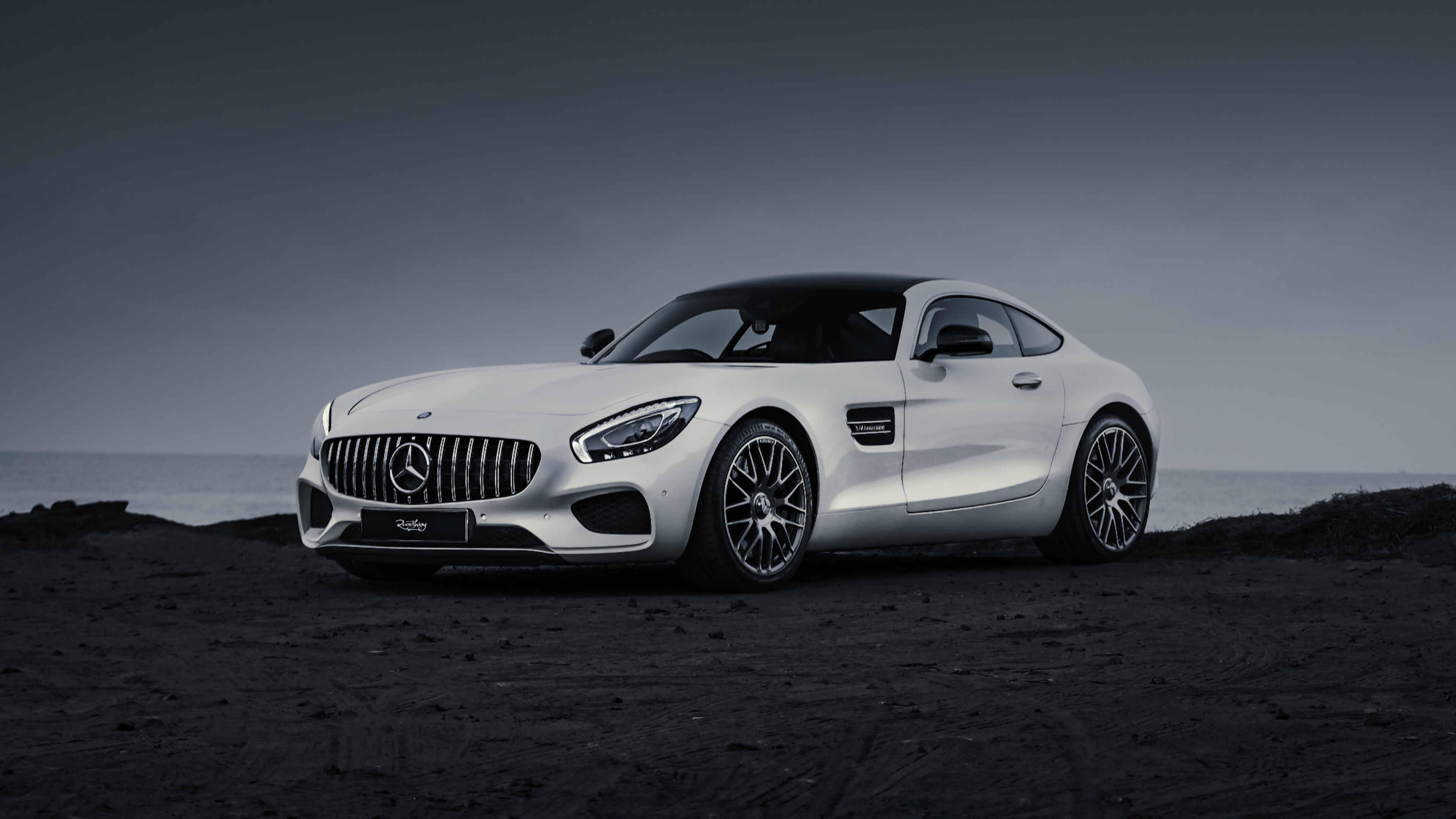 White Mercedes Amg Gts Wallpaper HD Cars 4k