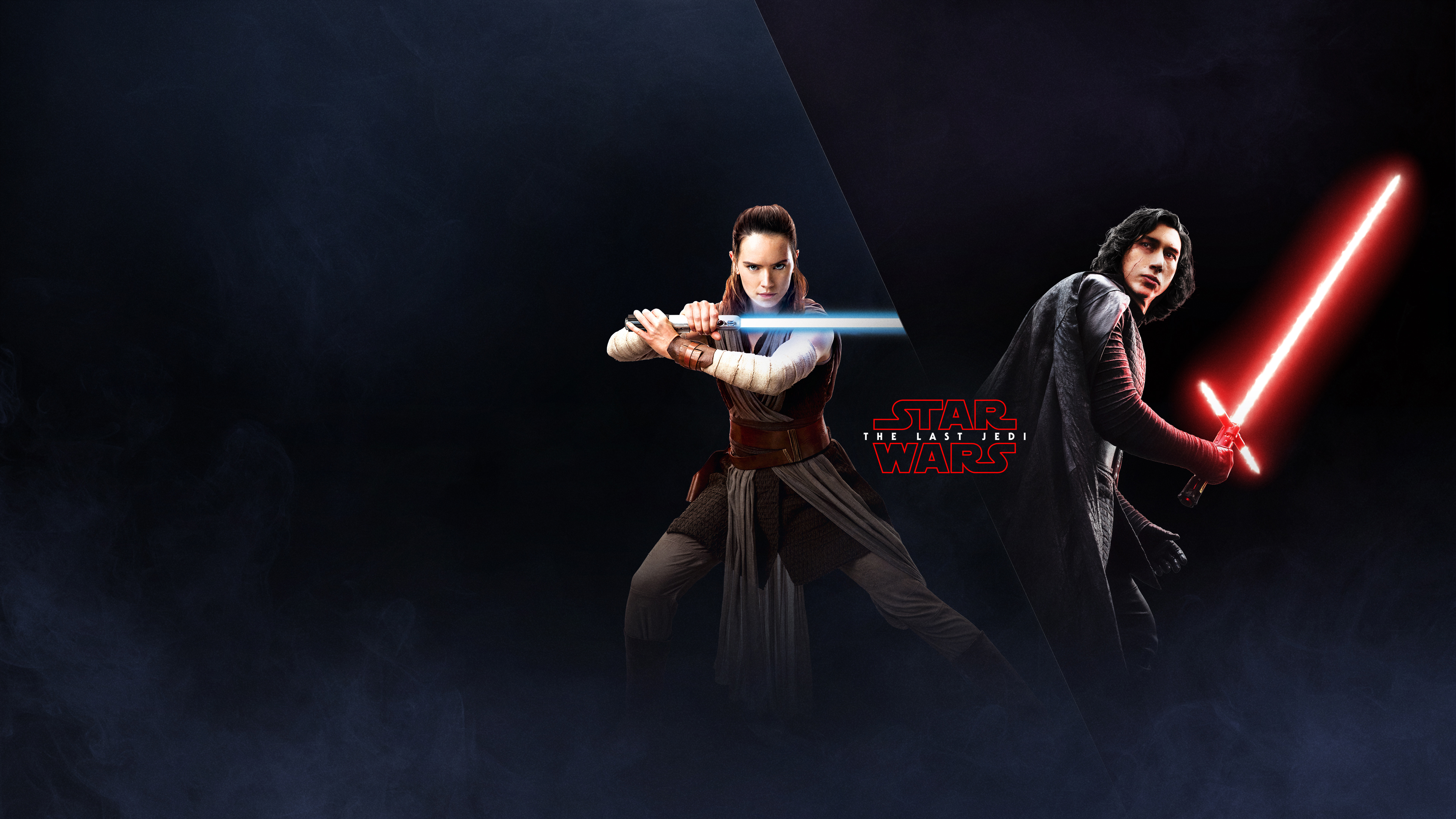 The Last Jedi Wallpaper Rey And Kylo Milners