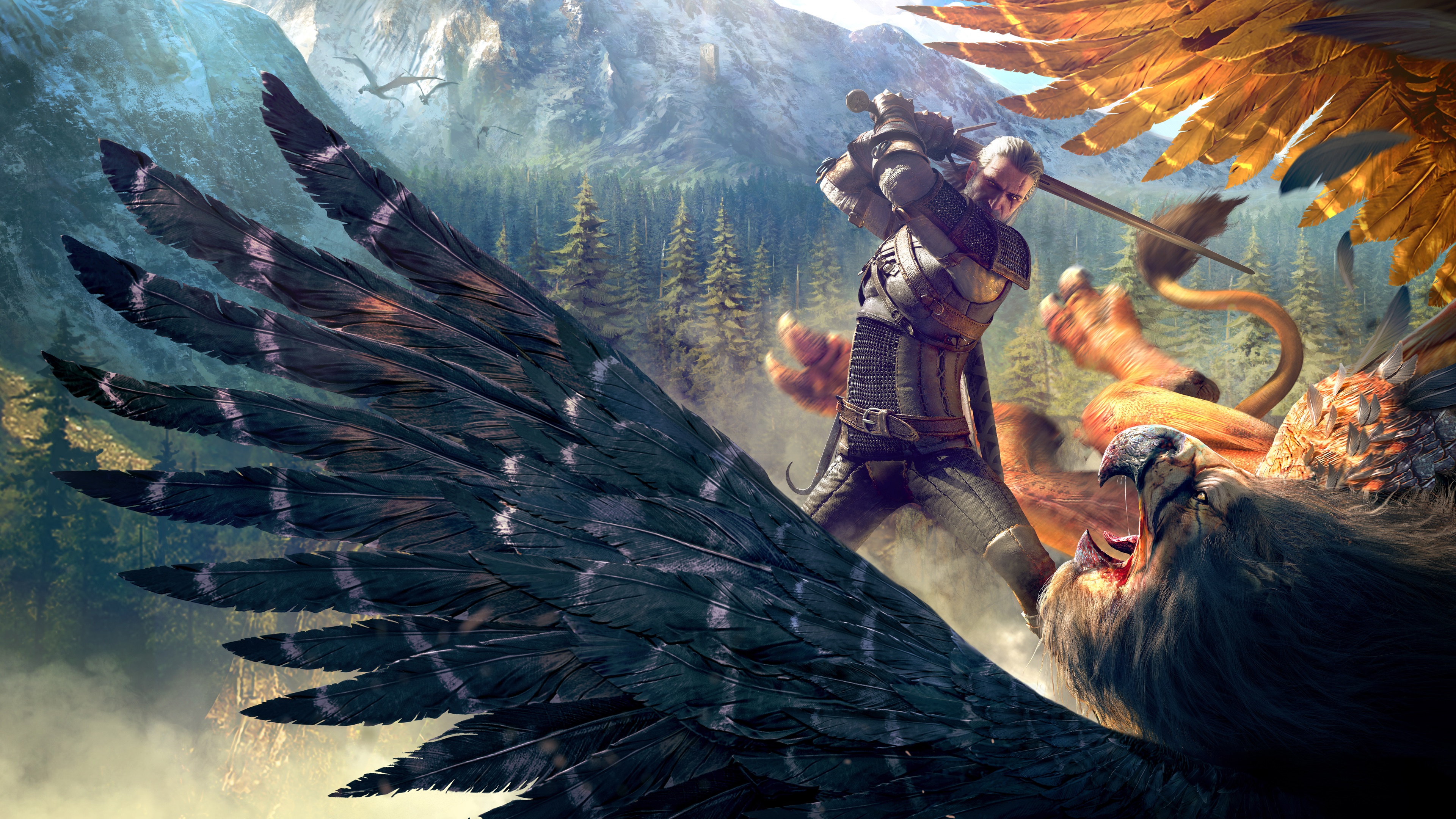 The Witcher Wild Hunt Gameplay Wallpaper HD
