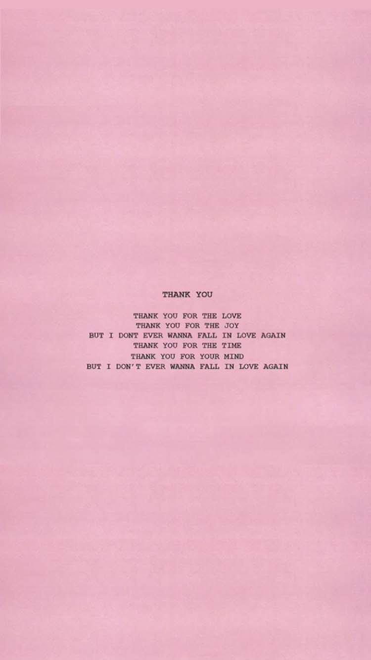 Tyler The Creator Gone Thank You Lyrics Wallpaper R