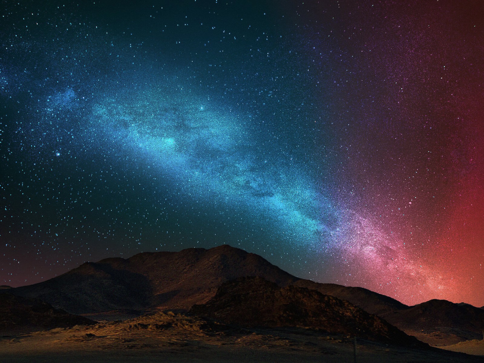 Night Over The Desert HD Wallpaper For X HDwallpaper