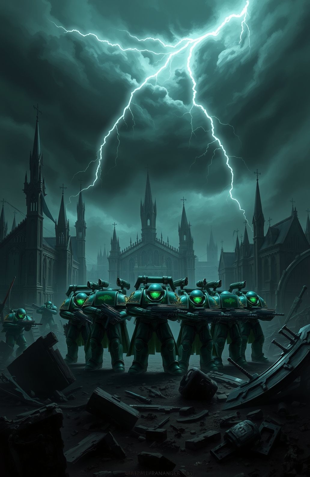 Dark Angels 40k Wallpaper