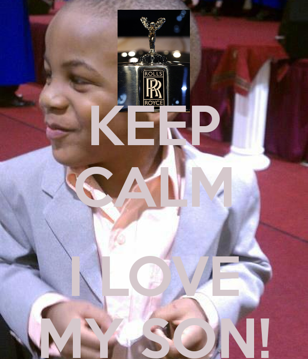 Keep Calm I Love My Son And Carry On Image Generator