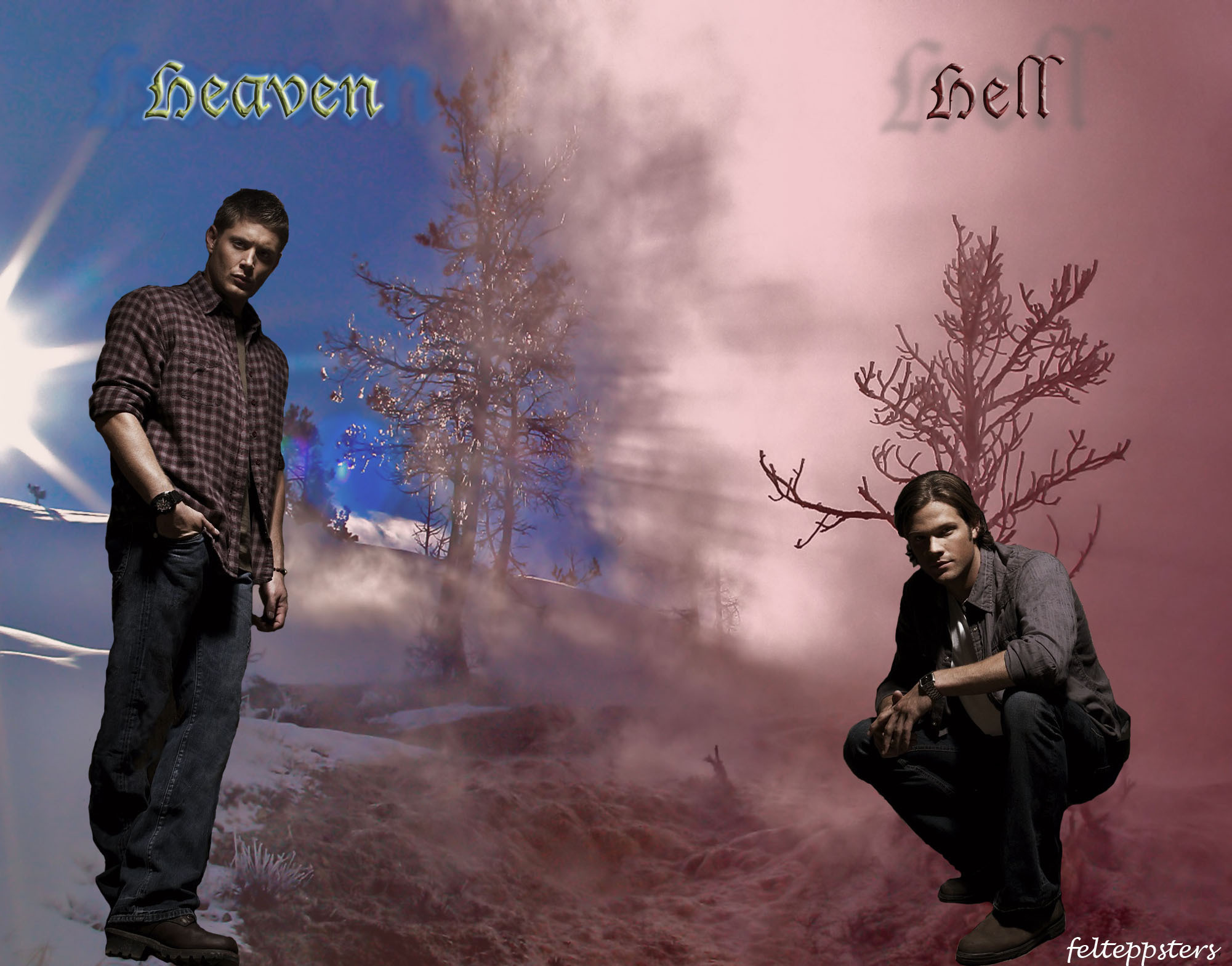 Supernatural Image Heaven And Hell HD Wallpaper Background Photos