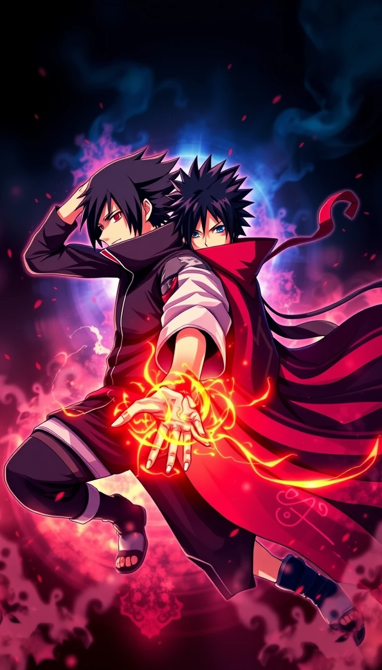 Itachi Sasuke Phone Wallpaper
