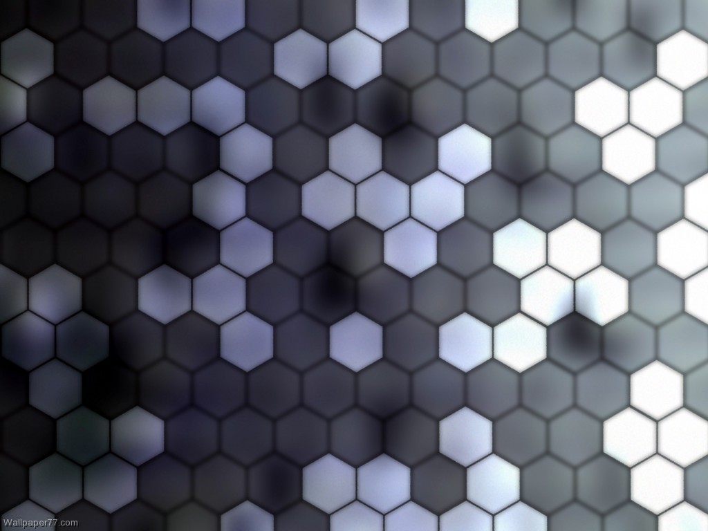 Pattern Gray Hexagons Background Patterns Wallpaper