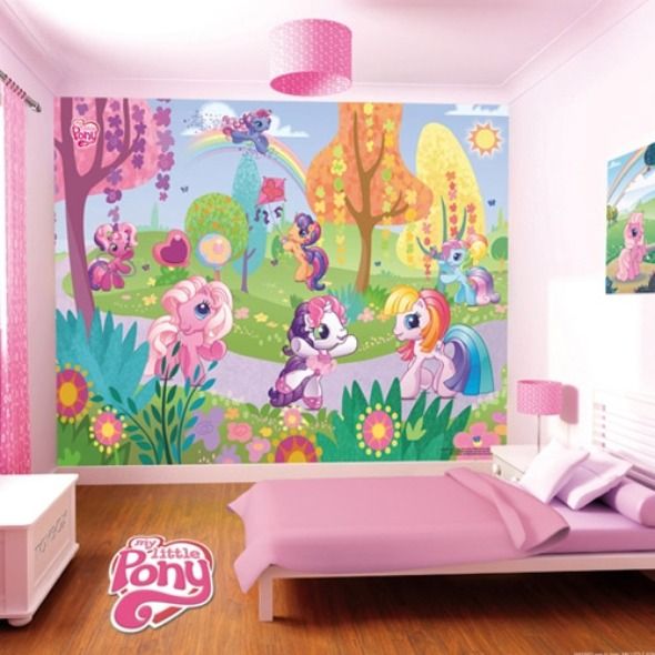 Free Download Kids Bedroom Decoration Idea With Cute My Little