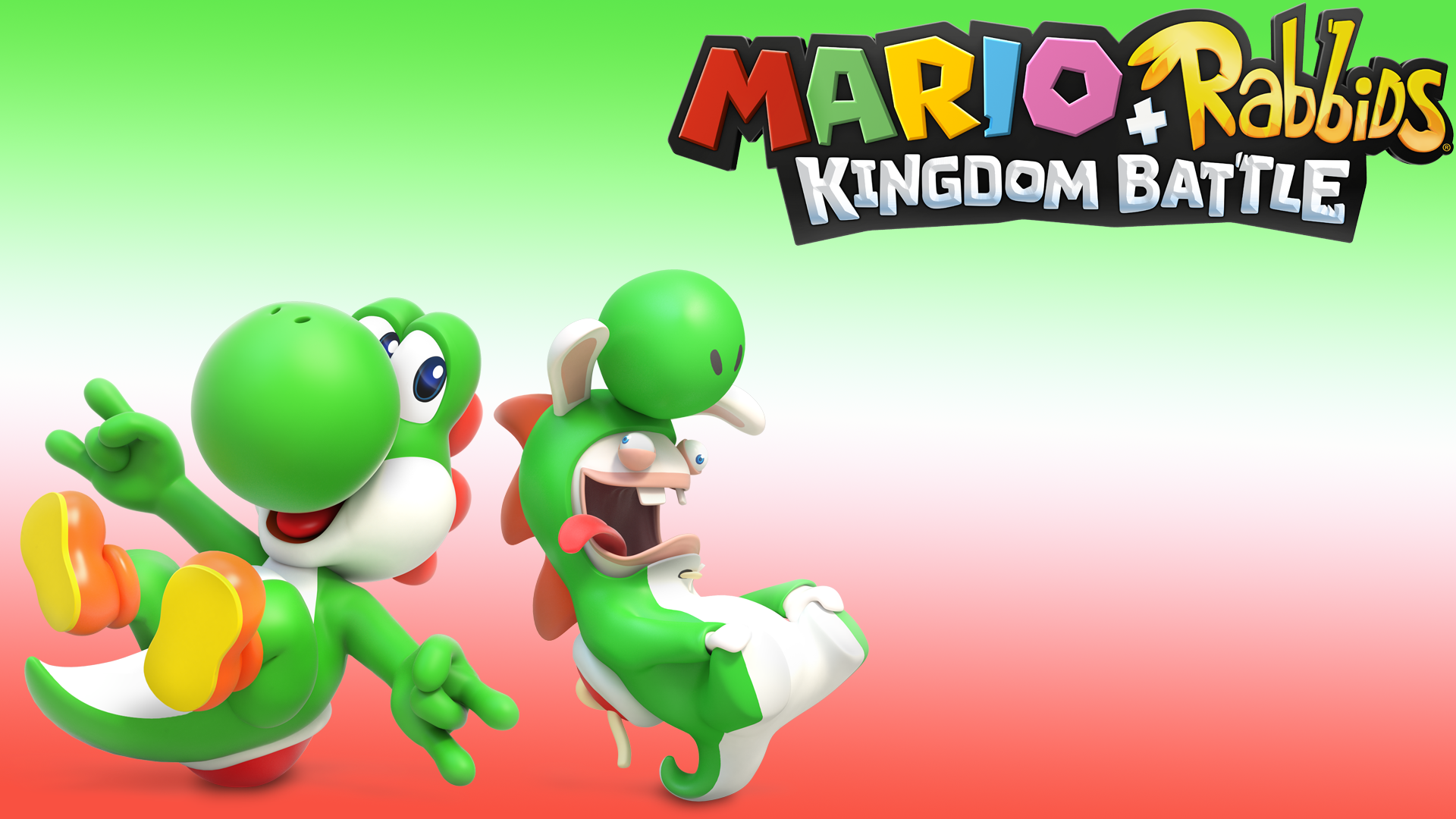 Mario Rabbids Kingdom Battle Yoshi Rabbid Wallpaper HD