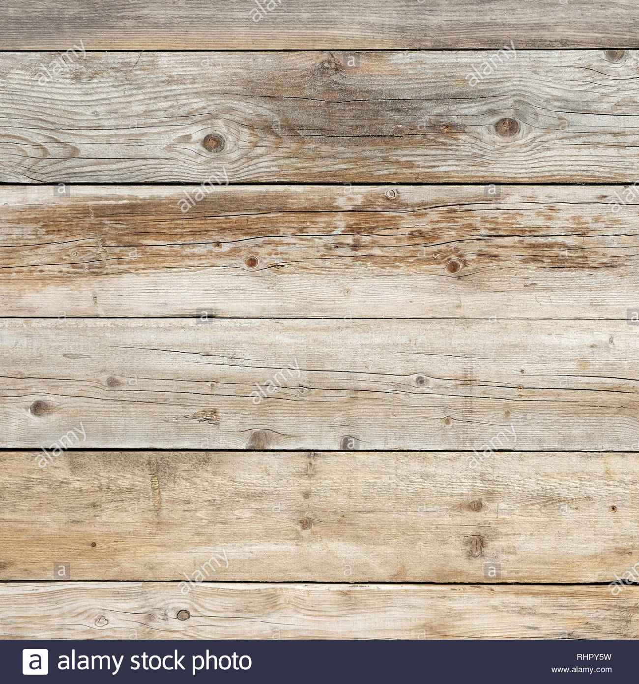Old Faded Dull Pine Natural Wood Square Background Texture Stock