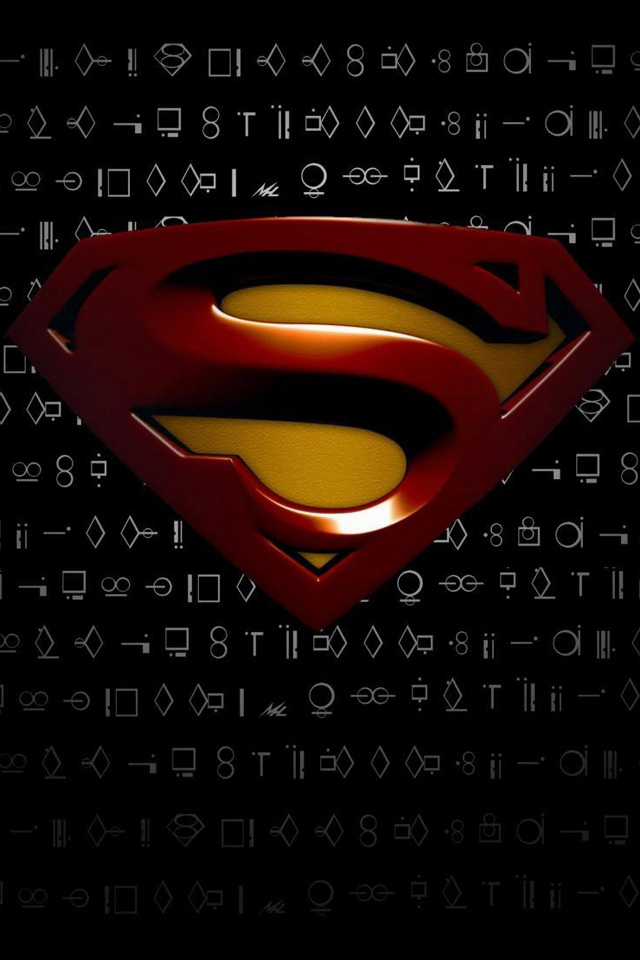 Superman Logo iPhone Wallpaper iPhonebrasil22