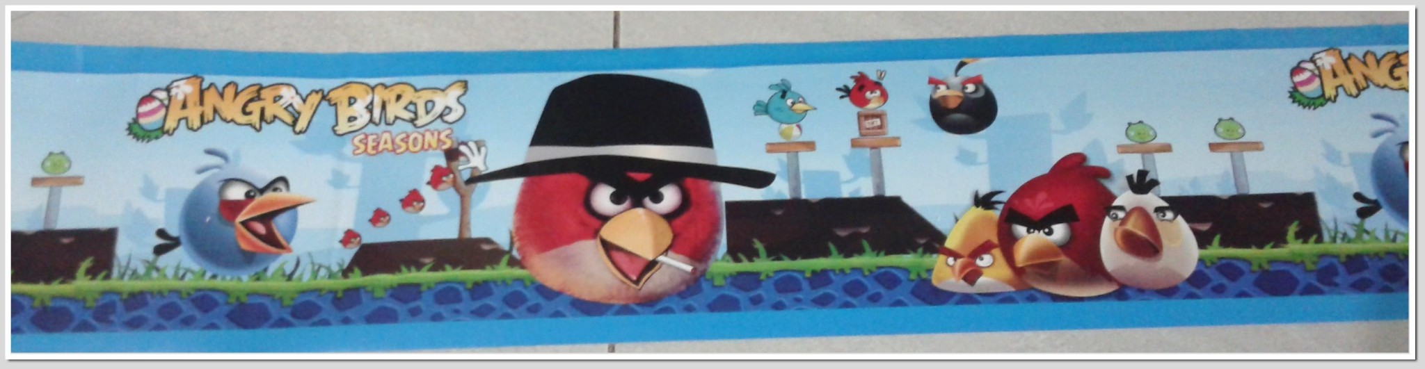 Jual Angry Birds Border List Wallpaper Sticker Qiew Shop Wall