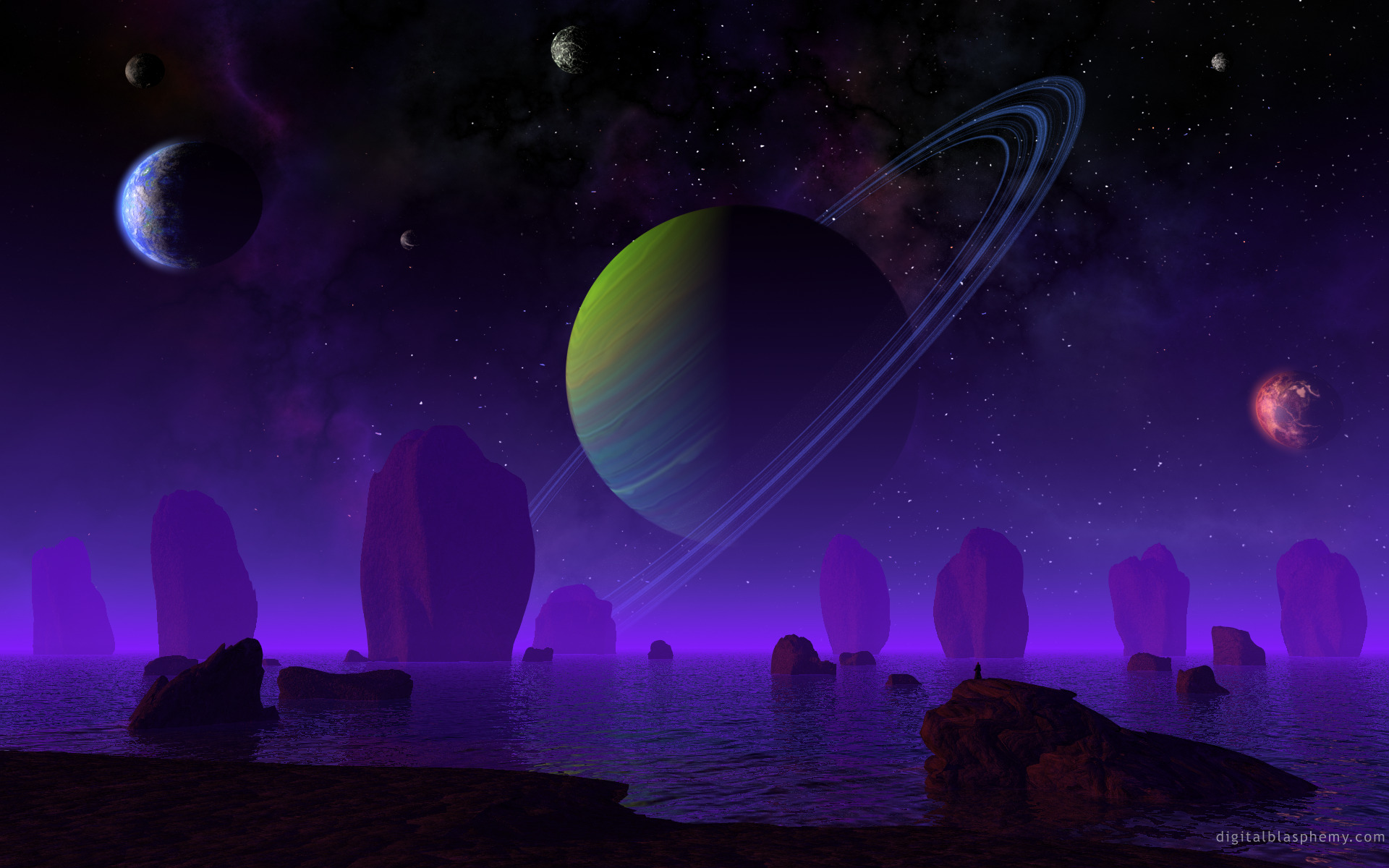 Sci Fi Landscape HD Wallpaper