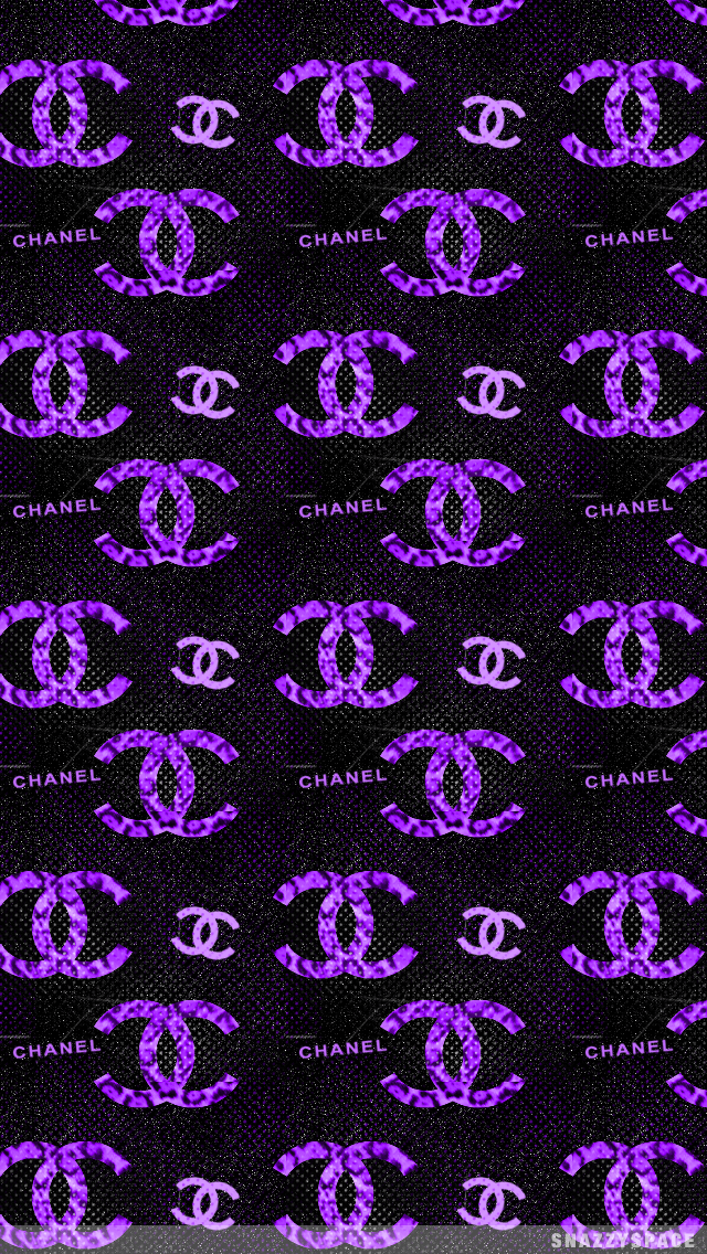 Chanel Wallpaper Purple iPhone