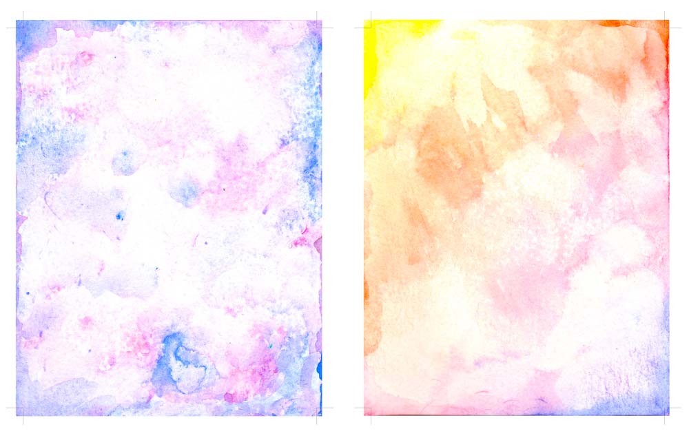 Printable Watercolor Card Background Love Paper Crafts