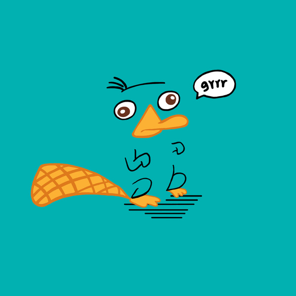Cute Perry The Platypus Wallpaper Stretched