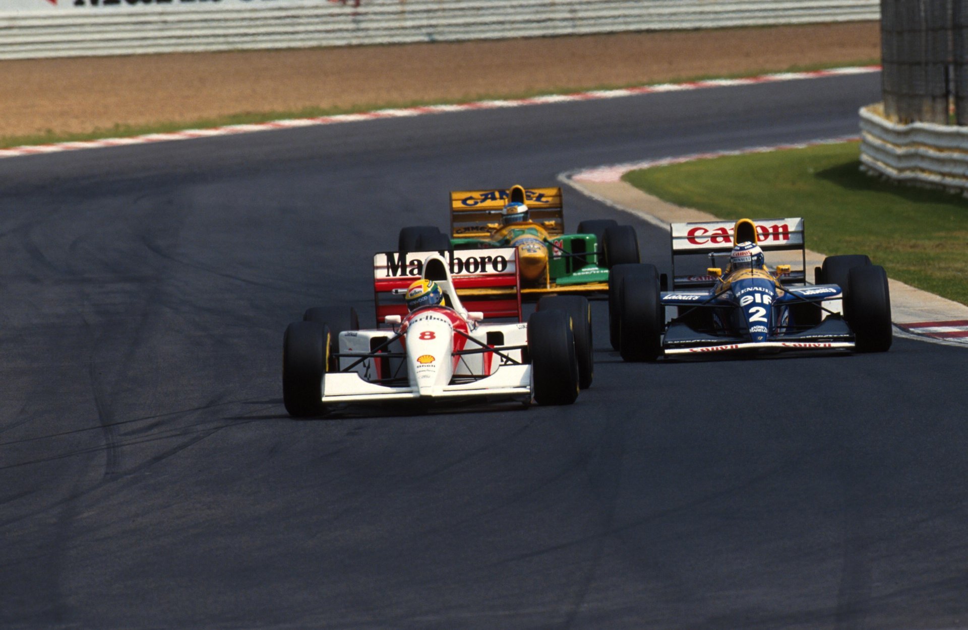 Race Overtaking F Grand Prix Of South Africa Ayrton Senna Alain