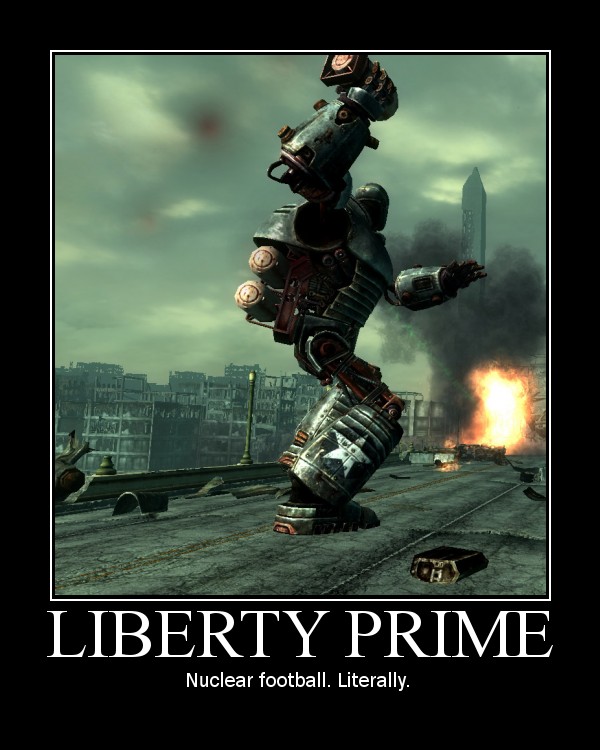 Filed Under Liberty Prime Fallout Broken Steel Robot