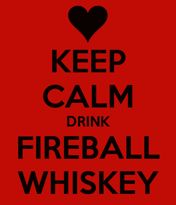 Fireball Whiskey Wallpaper Handle