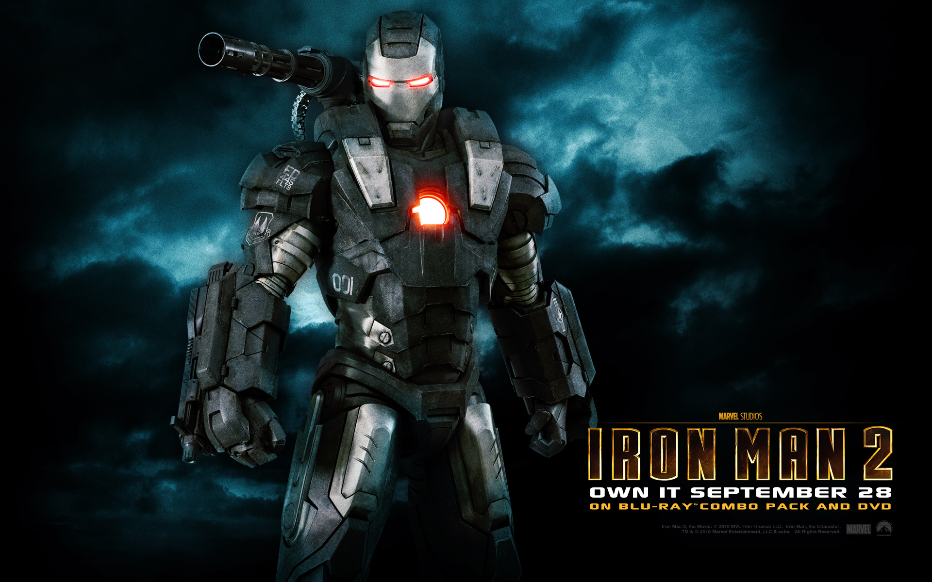 War Machine Armor From Iron Man Desktop Wallpaper