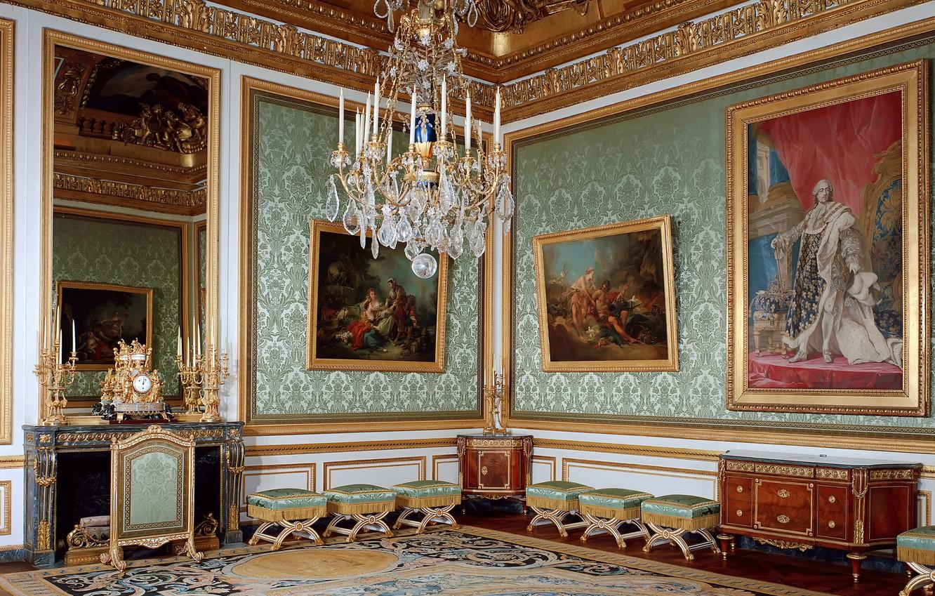 Wallpaper Design France Interior Pictures Hall Palace