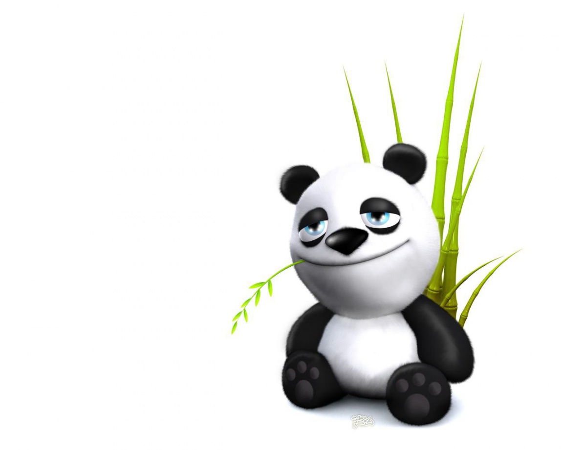 Smiling Panda Desktop Pc And Mac Wallpaper