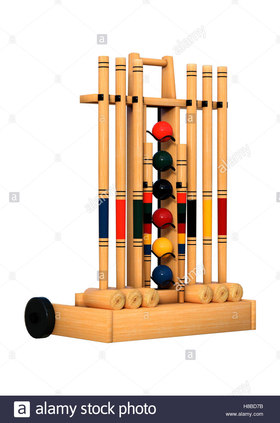 Free download Croquet Vintage Background With Clubs And Ball For