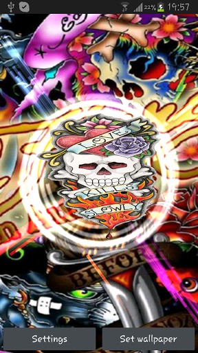 Ed Hardy Live Wallpaper In All New Cimer Theme Loved By Lots Of People