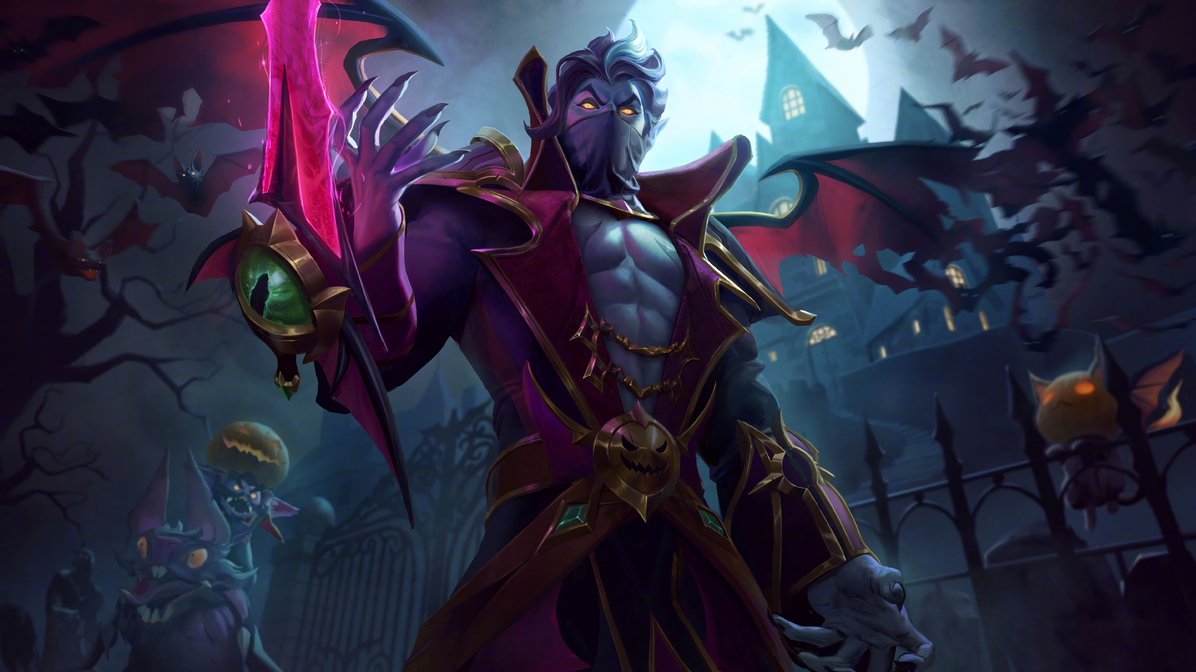 Kassadin Count Splash Art Lol 4k Wallpaper
