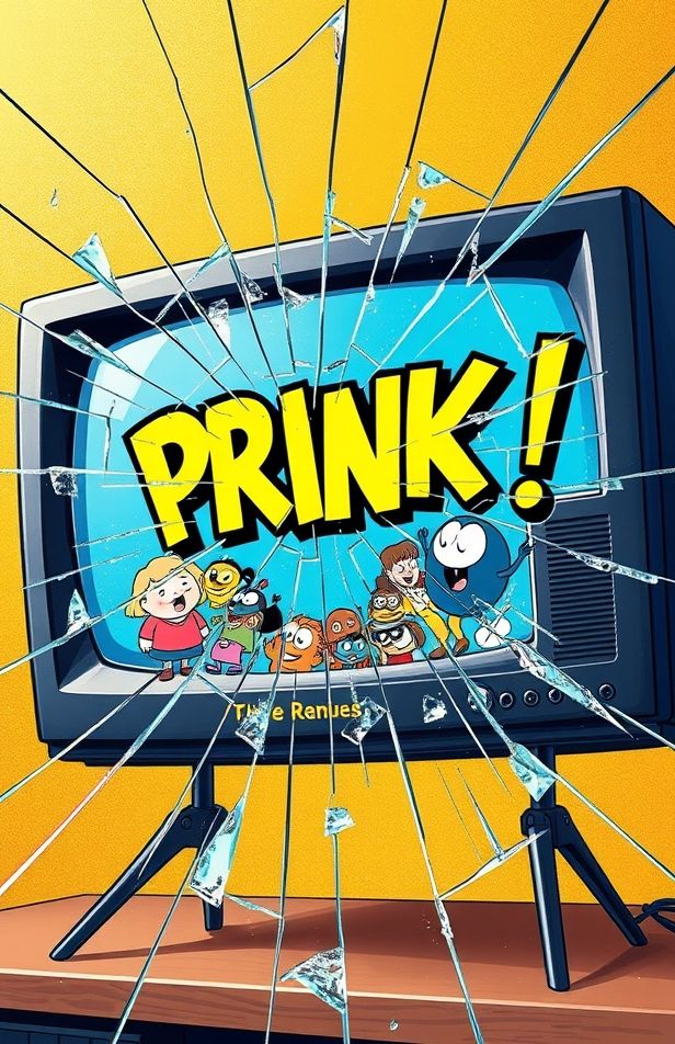 Cracked Tv Screen Prank Wallpaper