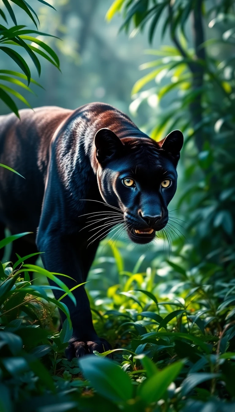 Black Panther Animal 4k Wallpaper