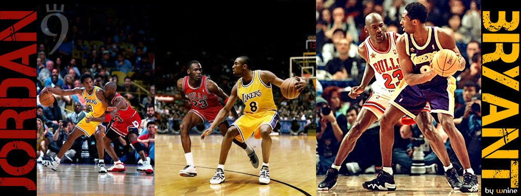 Michael Jordan Kobe Bryant By Wnine