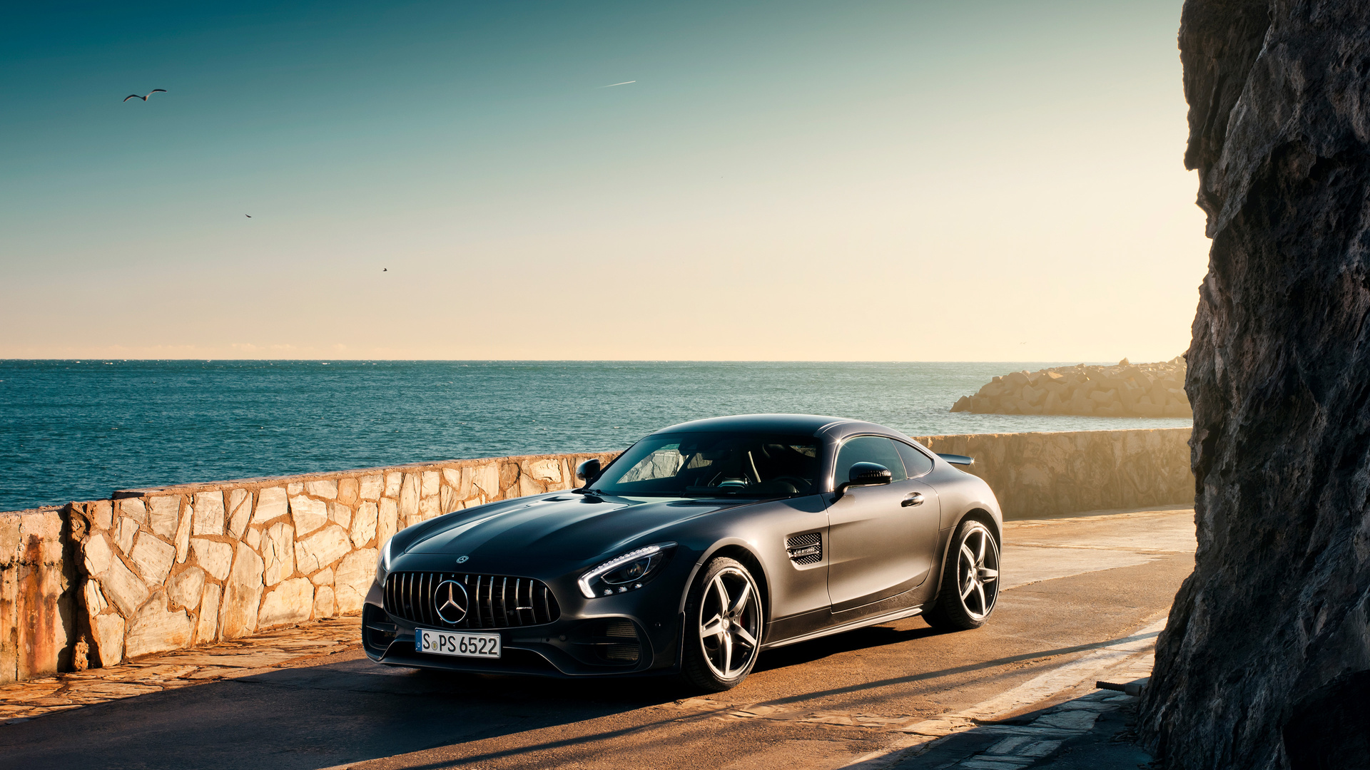 Black Mercedes Benz Amg Gt Laptop Full HD 1080p 4k Wallpaper Image