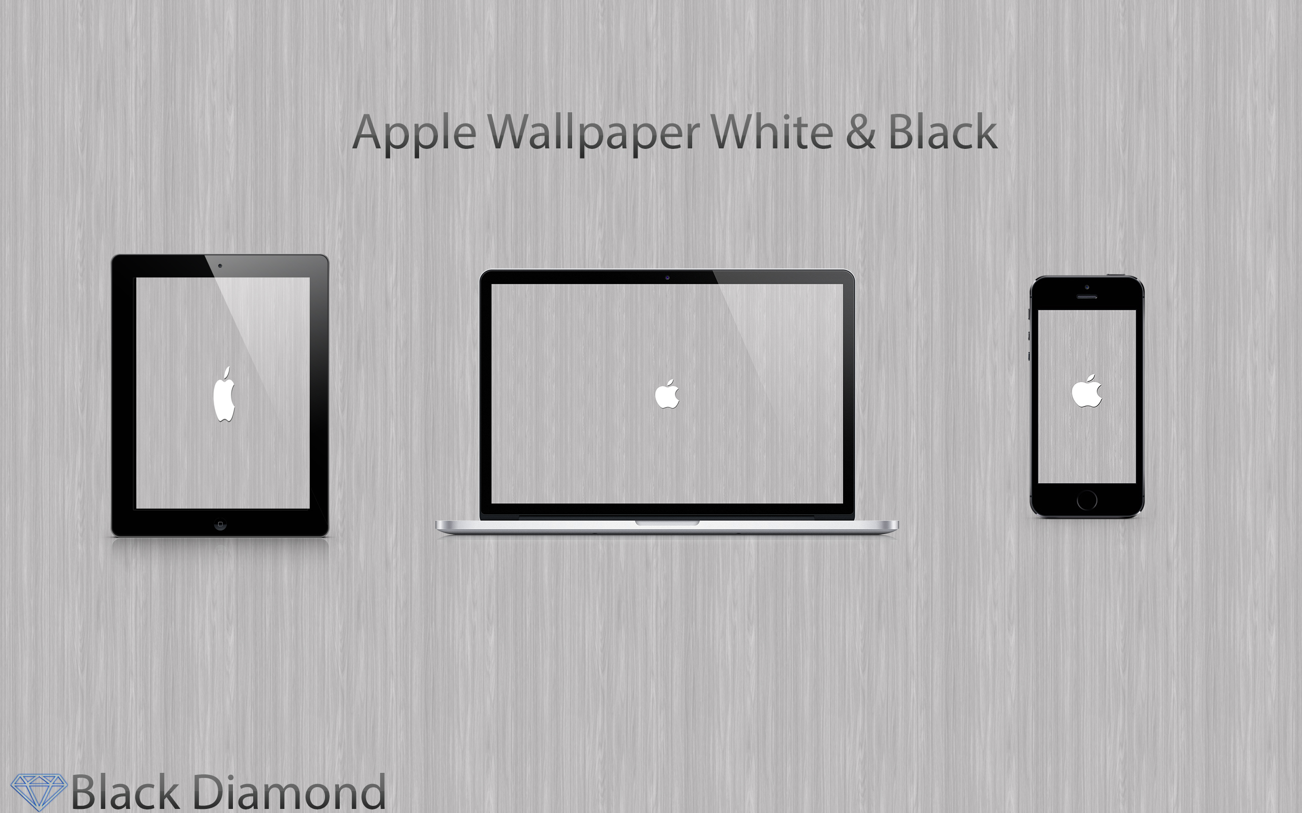 🔥 Free download Black And White Apple Wallpaper [2560x1600] for your