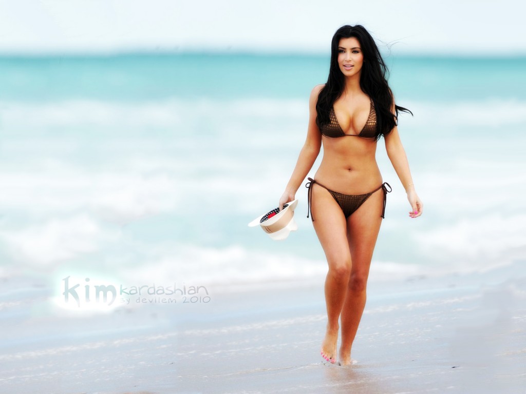 Smoldering Kim Kardashian Desktop Wallpaper Brand Thunder